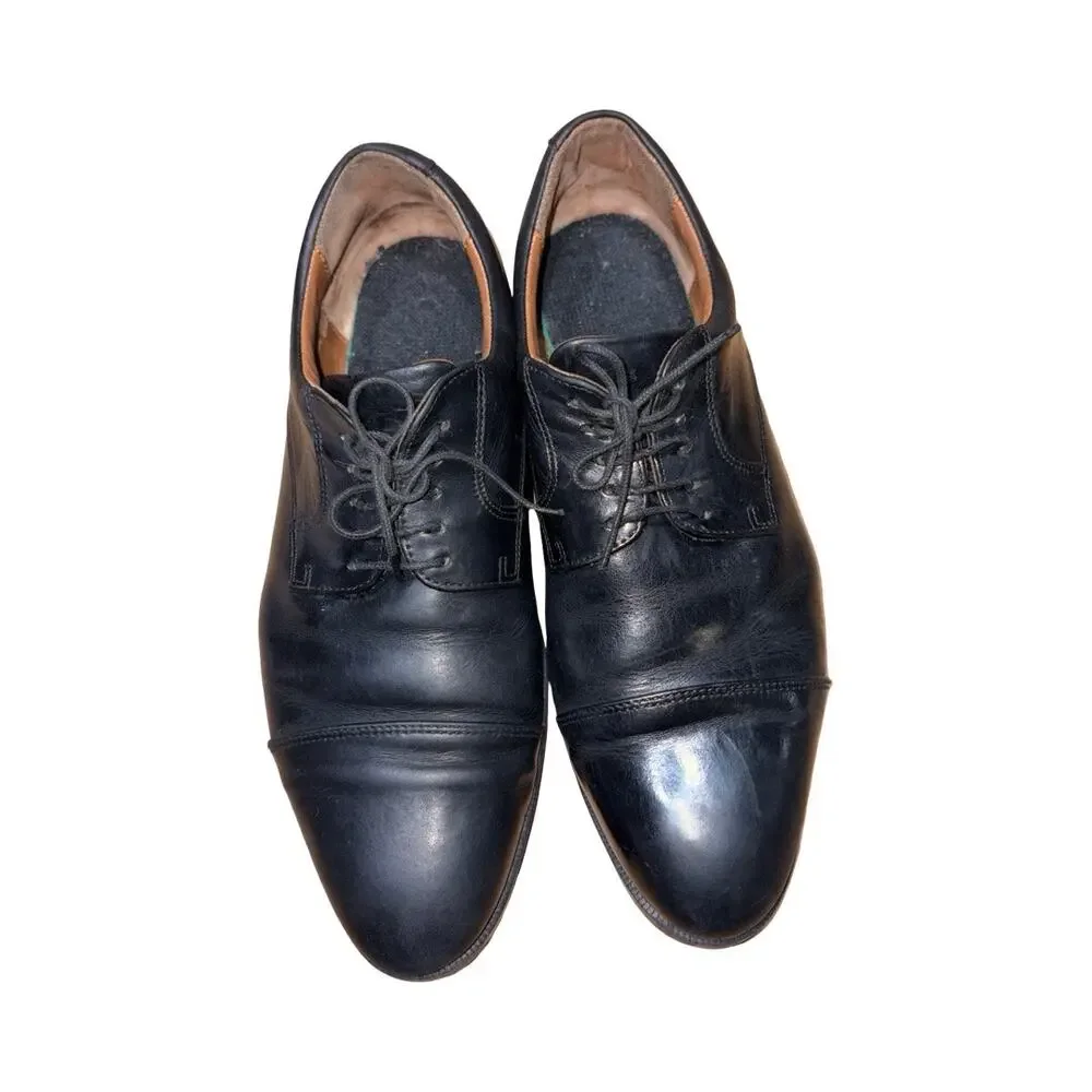 Weber Schuh Black Leather Oxford Shoes Size: US 9.5 / UK 8.5 Men's